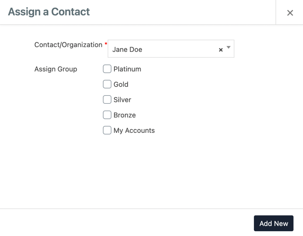 Support Docs - CRM Contact Groups - Step 4