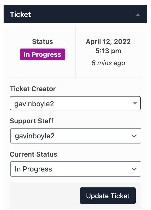 Support Docs - Tickets - Step 6