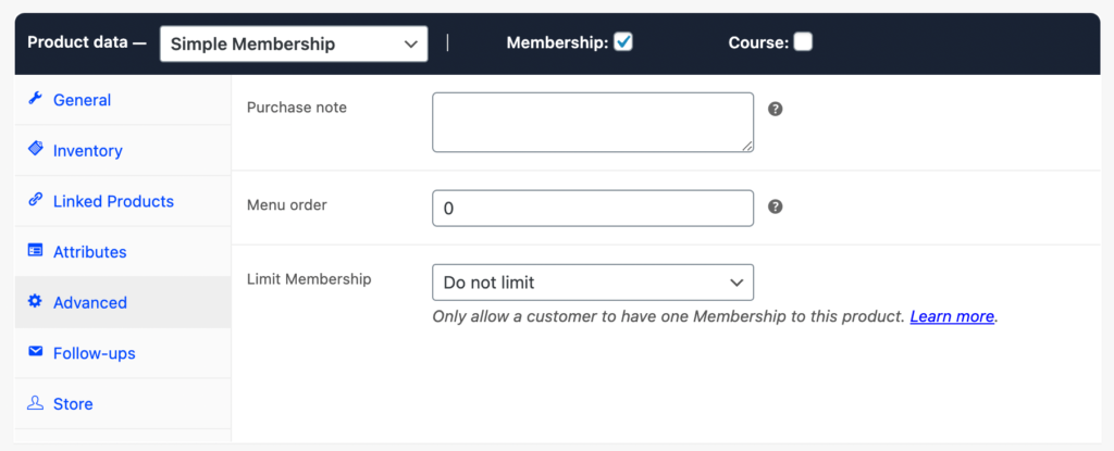 Support Docs - Create member plans - Step 1
